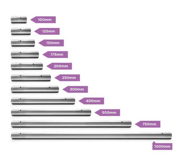 X-POLE - Pole Extension ∅45mm Chrome
