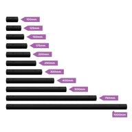 X-POLE - Pole Extension ∅45mm Powder Coated Black