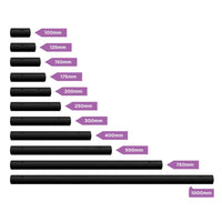 X-POLE - Pole Extension ∅45mm Powder Coated Black