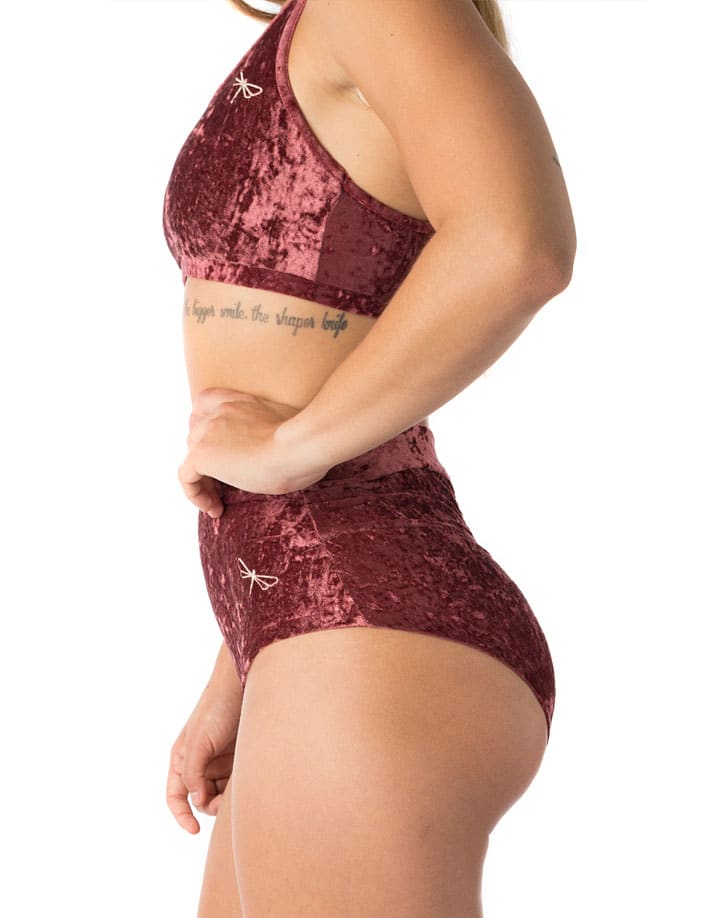 DRAGONFLY - Lola Velvet Shorts