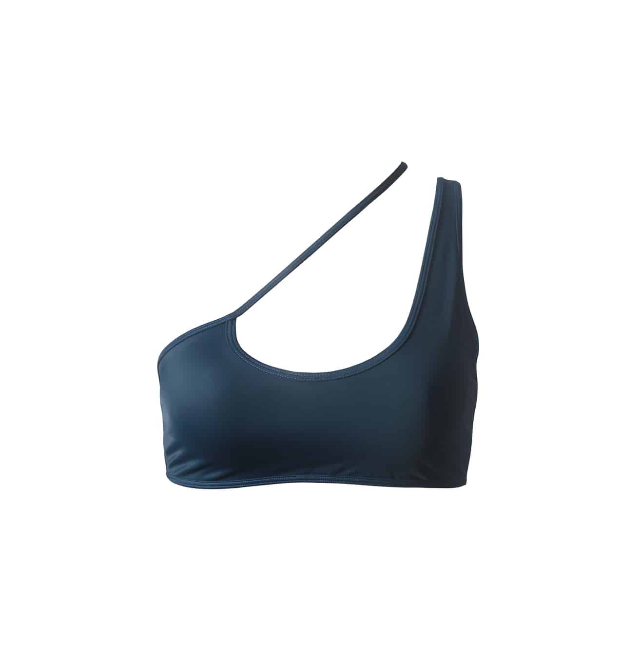 HAMADE - Peacock Asymmetric One Shoulder Top