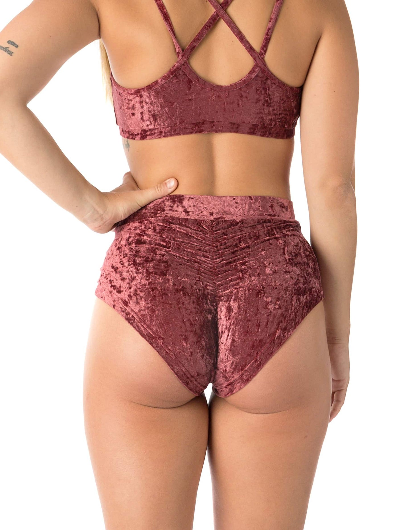 DRAGONFLY - Lola Velvet Shorts