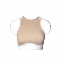 HAMADE - High Scoop Neck Crop Top
