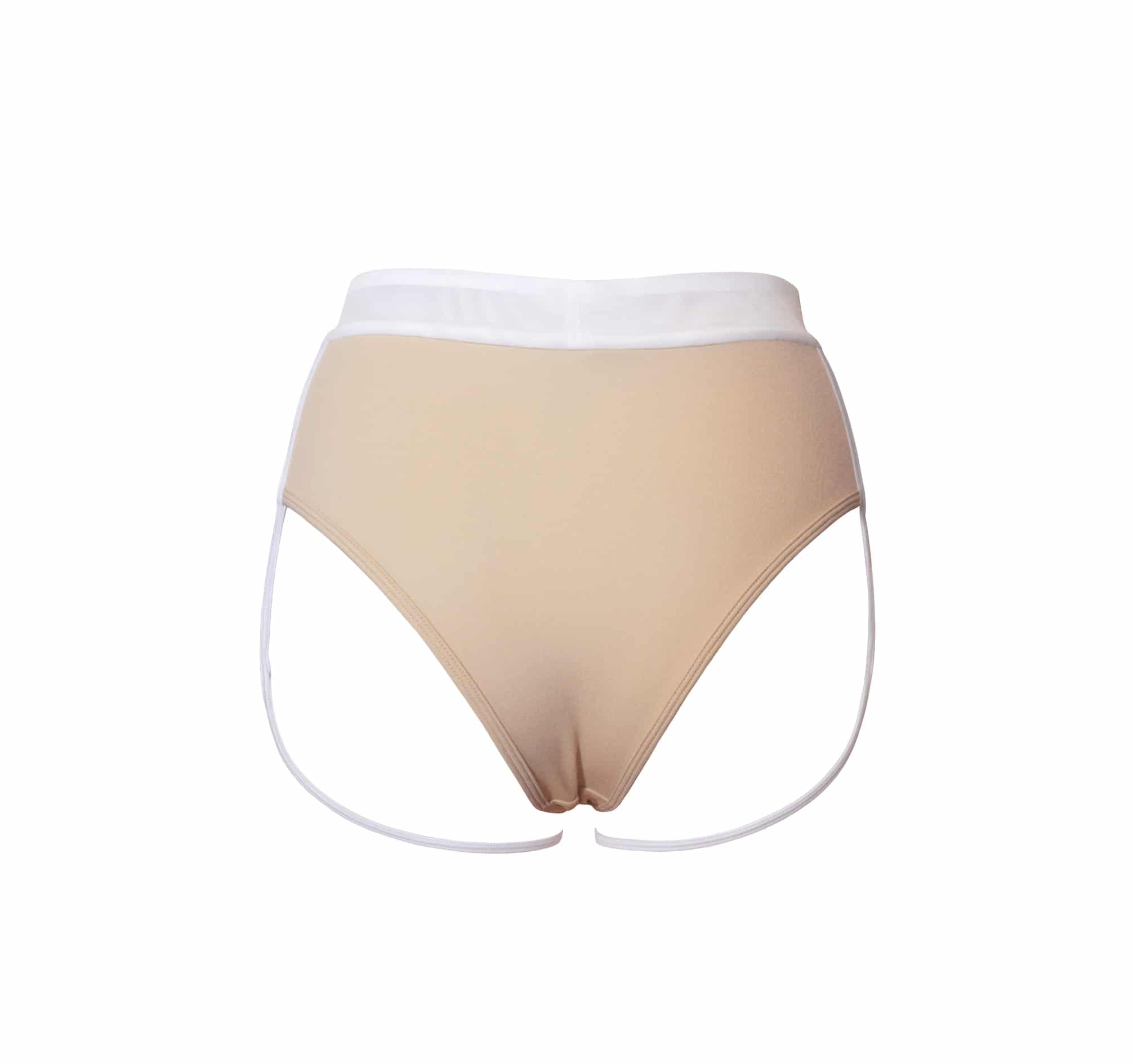 HAMADE – Mesh Side Garter Bottoms