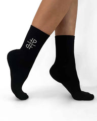 PF X INVERTIKA - Black Logo Socks