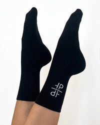 PF X INVERTIKA - Black Logo Socks