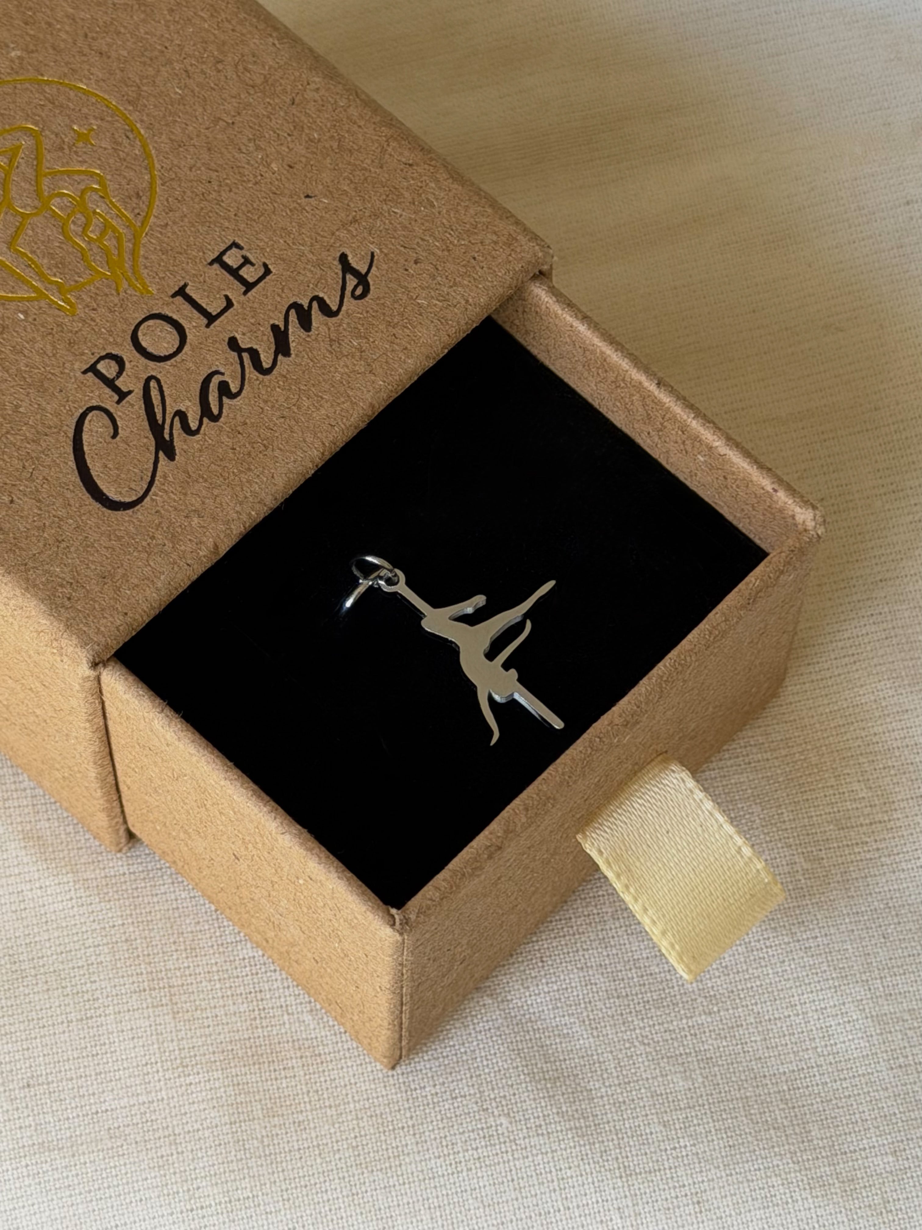POLE CHARMS - Bijoux Pole Dance en acier inoxydable doré et argenté ...