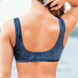 DRAGONFLY - BIKINI TOP GRACE VELOURS