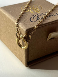 POLE CHARMS - Pendentif "Superwoman" Doré