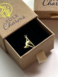 POLE CHARMS - Pendentif "Hangman" Doré