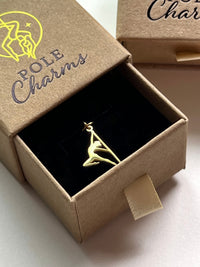 POLE CHARMS - Pendentif "Hangman" Doré