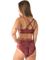 DRAGONFLY - SHORTS LOLA VELOURS