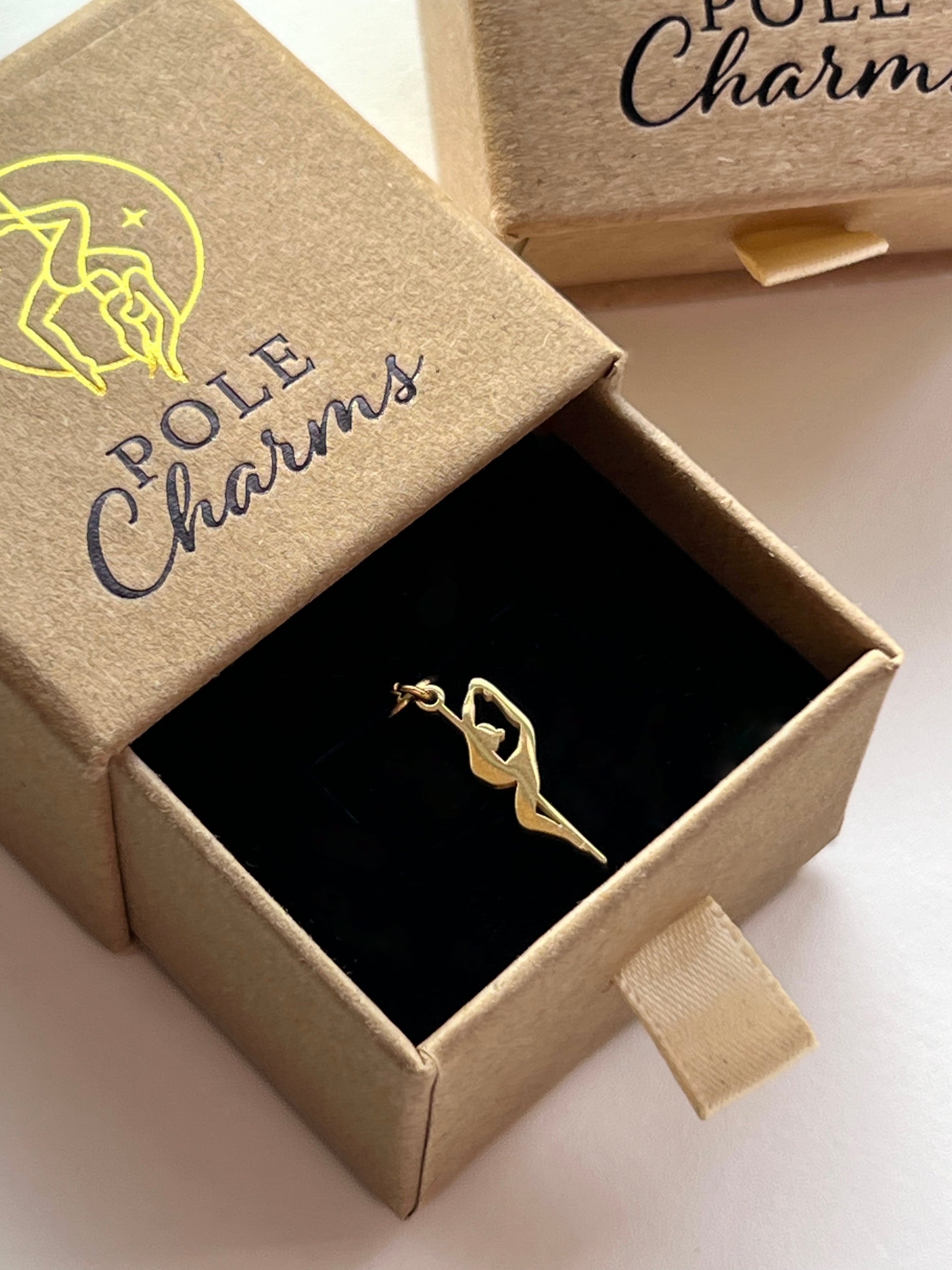 POLE CHARMS - Pendentif "Eagle" Doré