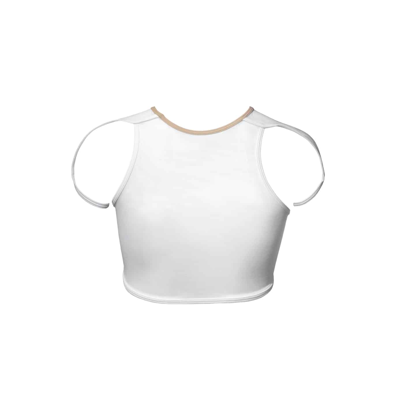 HAMADE - HIGH SCOOP NECK CROP TOP