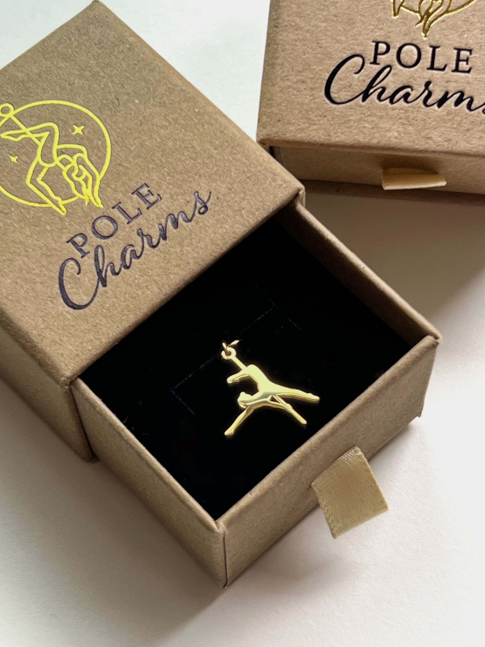 POLE CHARMS - Pendentif "Eros" Doré