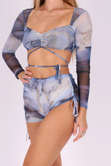 EXO WEAR – SHORT EN MESH AVEC LIENS REGLABLES
