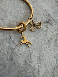 POLE CHARMS - Pendentif "Eros" Doré