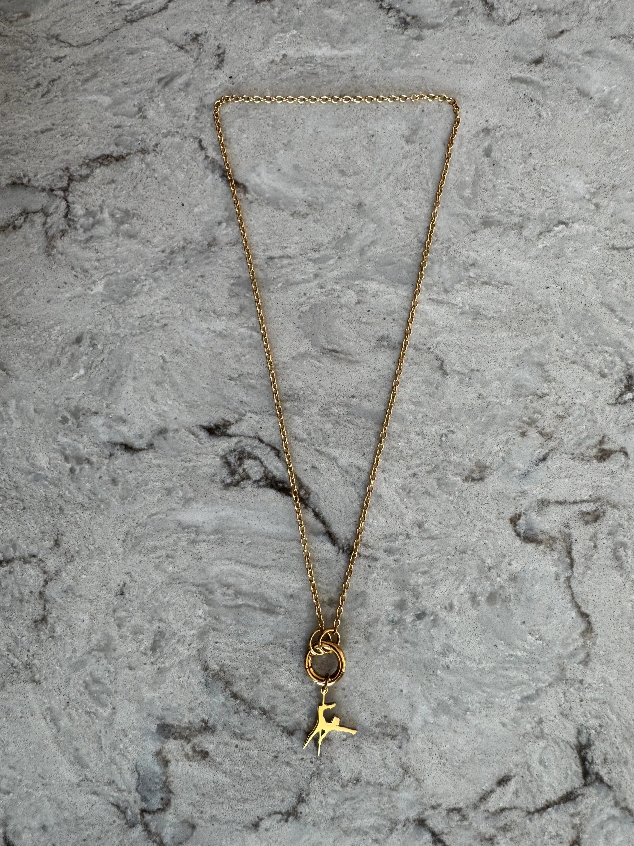 POLE CHARMS - Pendentif "Eros" Doré