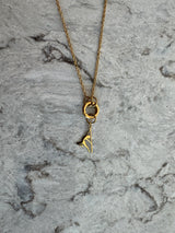 POLE CHARMS - Pendentif "Hangman" Doré