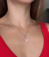 POLE CHARMS - Pendentif "Superwoman" Argenté