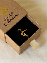 POLE CHARMS - Pendentif "Crescent Moon" Doré