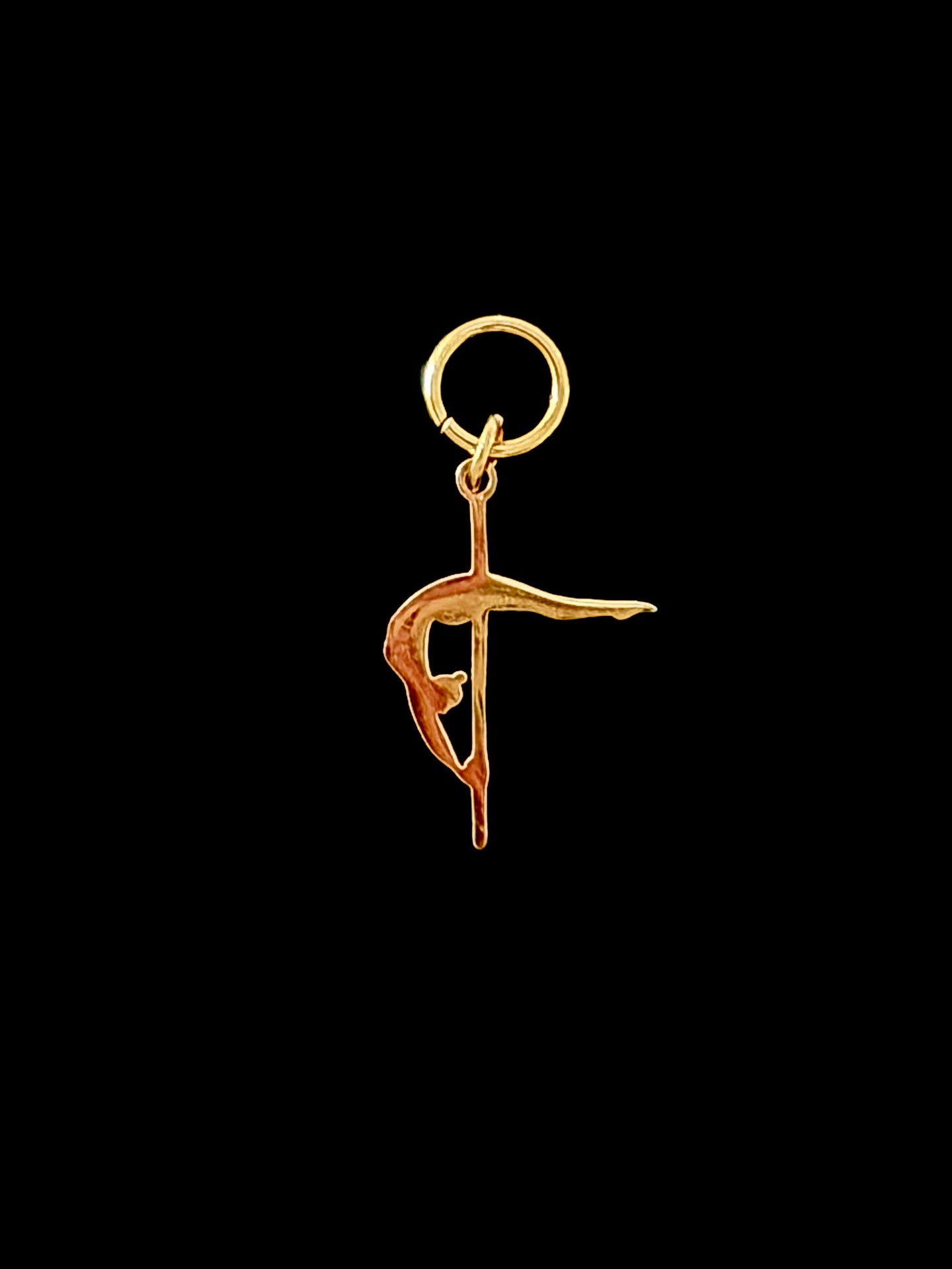 POLE CHARMS – "Crescent Moon" Gold Charm