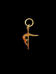 POLE CHARMS - Pendentif "Crescent Moon" Doré