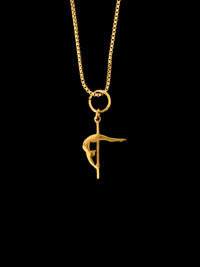 POLE CHARMS - Pendentif "Crescent Moon" Doré