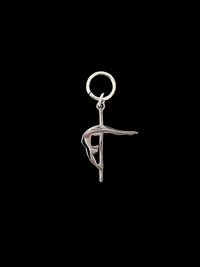 POLE CHARMS - Pendentif "Crescent Moon" Argenté