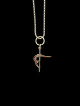 POLE CHARMS - Pendentif "Crescent Moon" Argenté