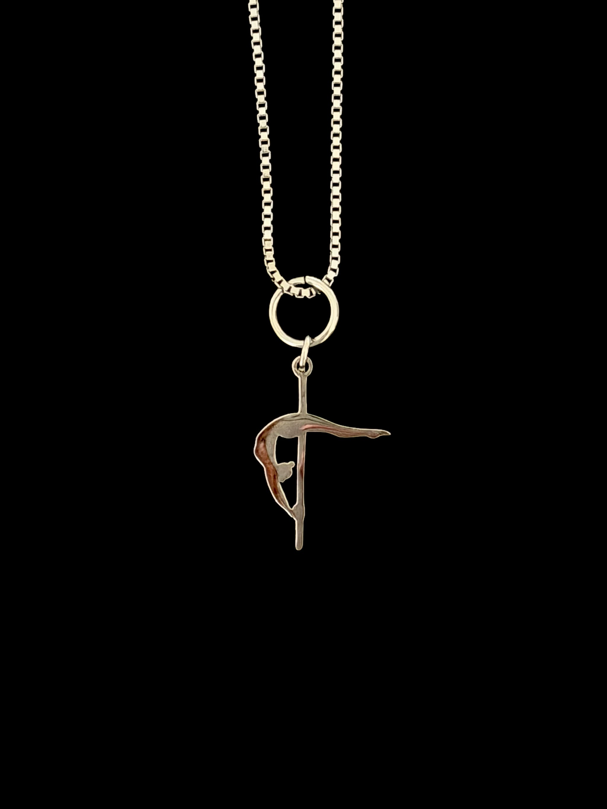 POLE CHARMS - Pendentif "Crescent Moon" Argenté