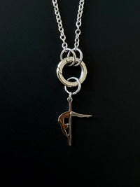 POLE CHARMS - Pendentif "Crescent Moon" Argenté