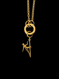 POLE CHARMS – "Cupid" Gold Charm