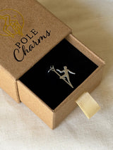 POLE CHARMS – "Cupid" Silver Charm