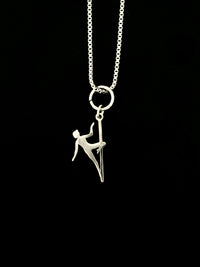 POLE CHARMS – "Cupid" Silver Charm