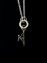 POLE CHARMS – "Cupid" Silver Charm