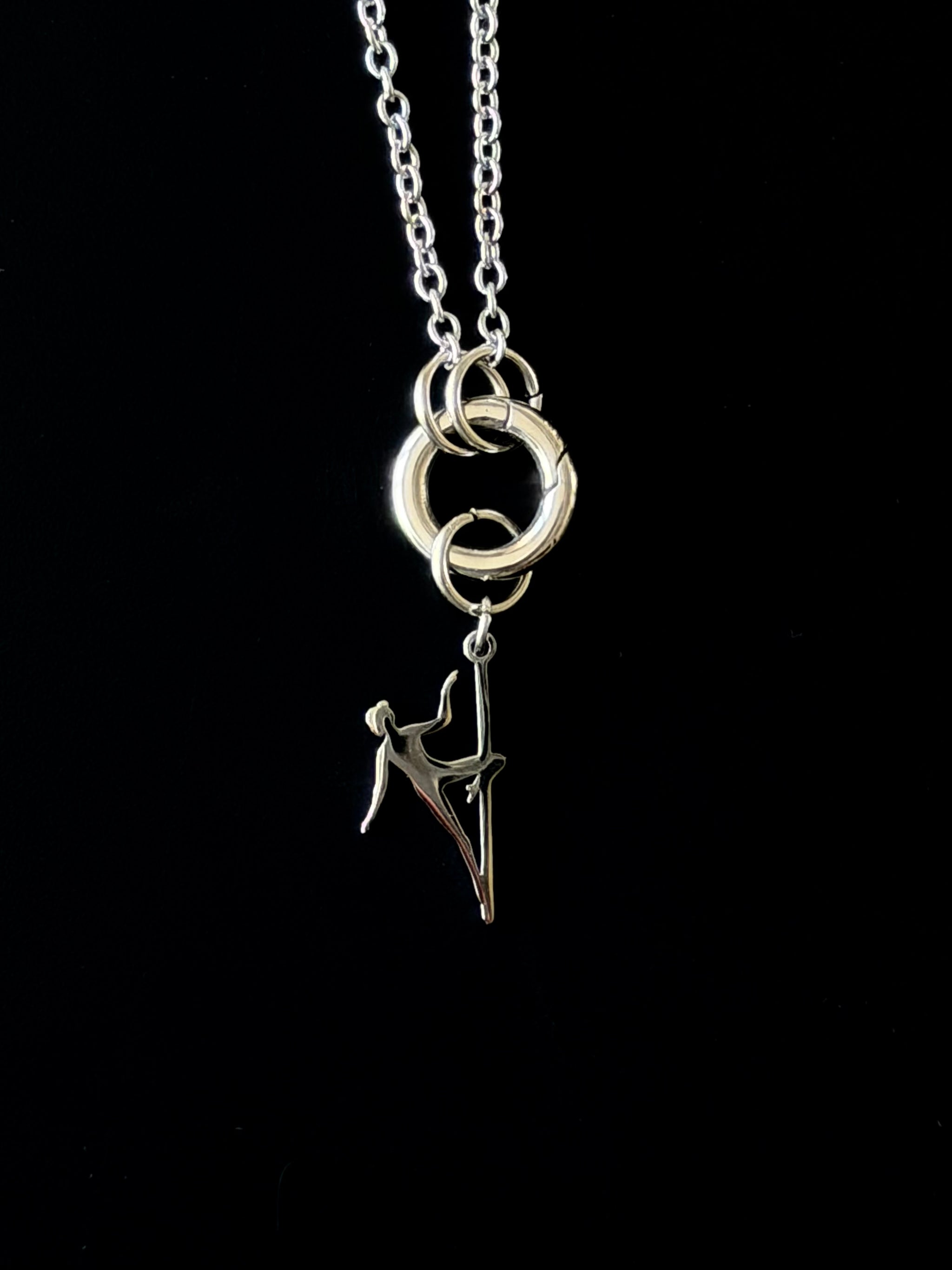 POLE CHARMS – "Cupid" Silver Charm