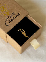 POLE CHARMS – "Eagle" Gold Charm