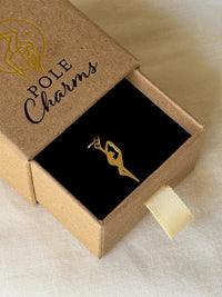 POLE CHARMS – "Eagle" Gold Charm