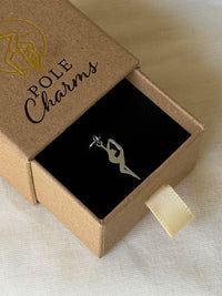 POLE CHARMS – "Eagle" Silver Charm
