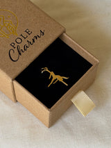 POLE CHARMS – "Gemini" Gold Charm