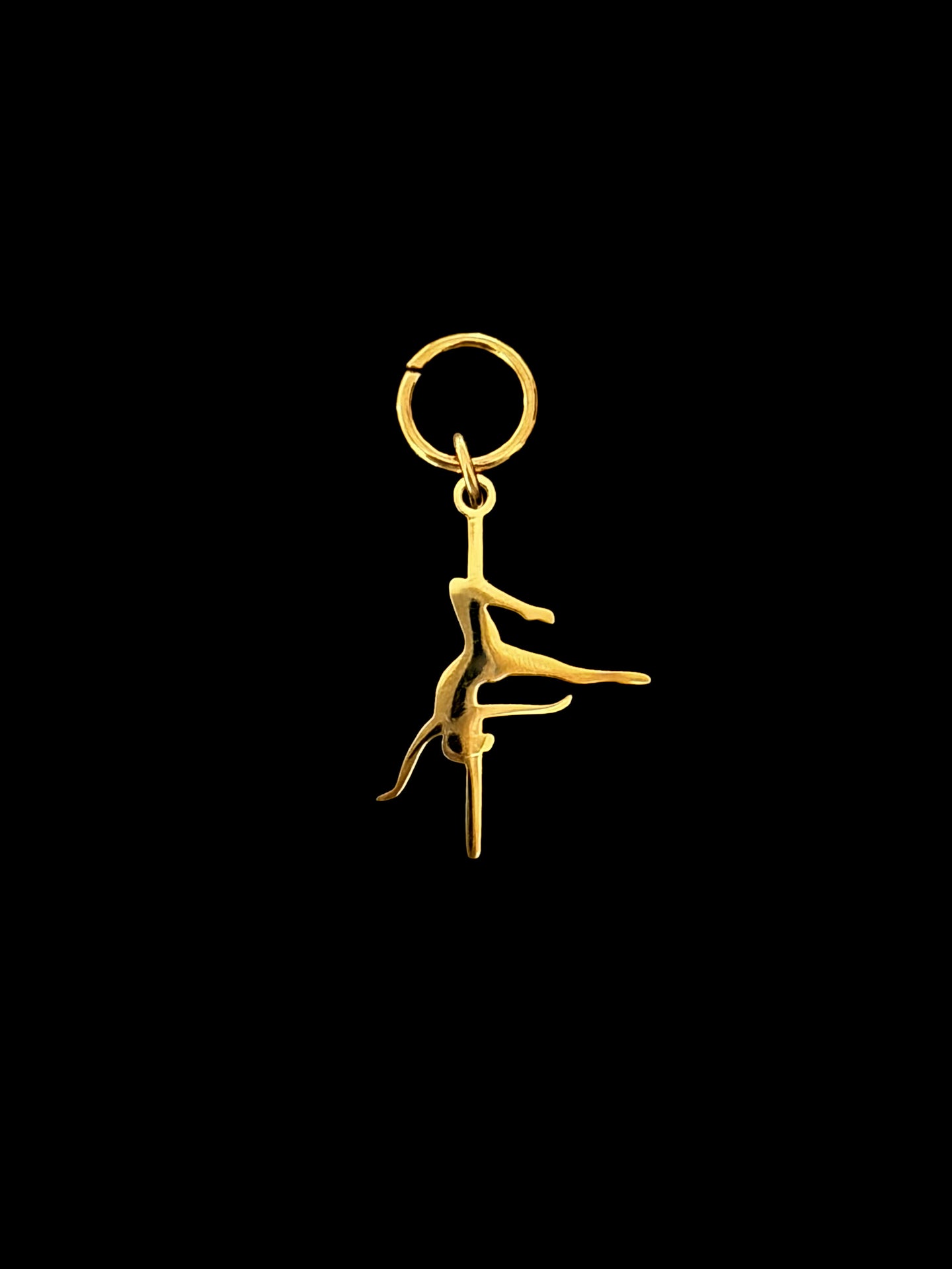 POLE CHARMS – "Gemini" Gold Charm
