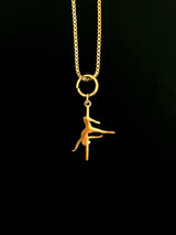 POLE CHARMS – "Gemini" Gold Charm