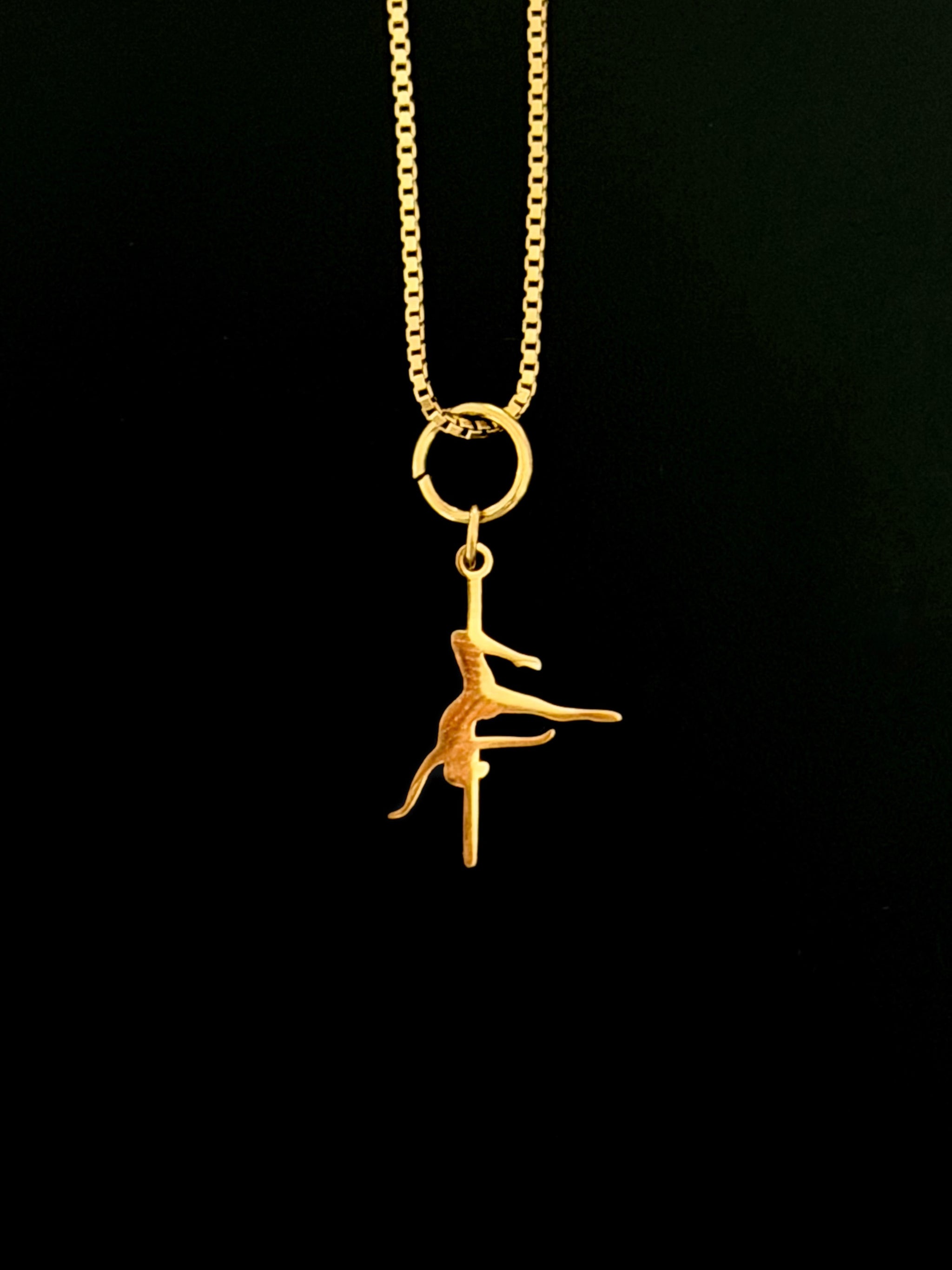 POLE CHARMS – "Gemini" Gold Charm