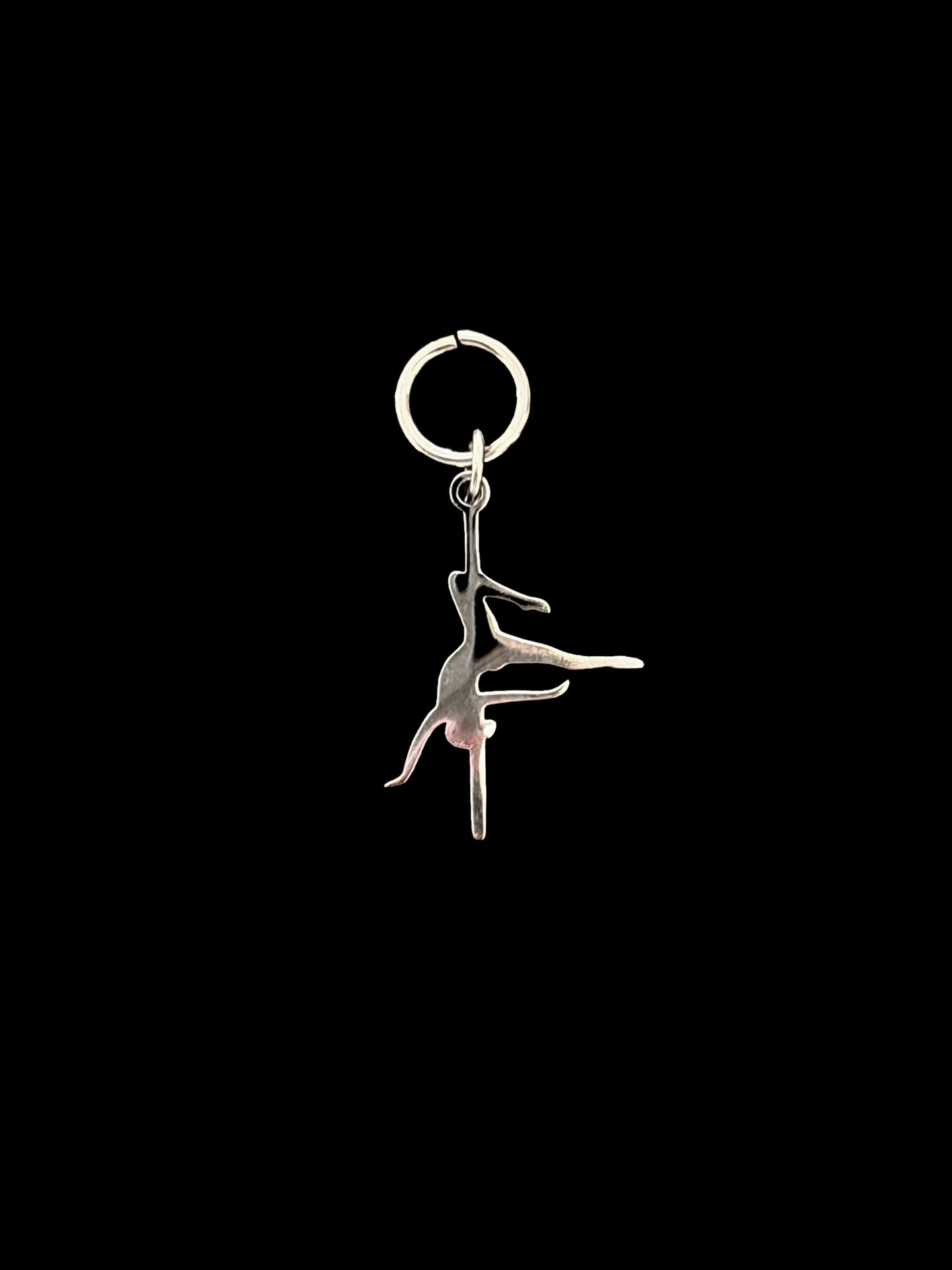 POLE CHARMS – "Gemini" Silver Charm