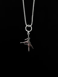 POLE CHARMS – "Gemini" Silver Charm