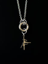 POLE CHARMS - Pendentif "Gemini" Argenté