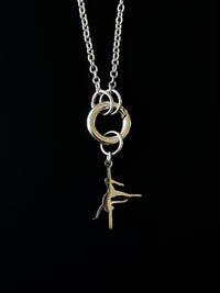 POLE CHARMS - Pendentif "Gemini" Argenté