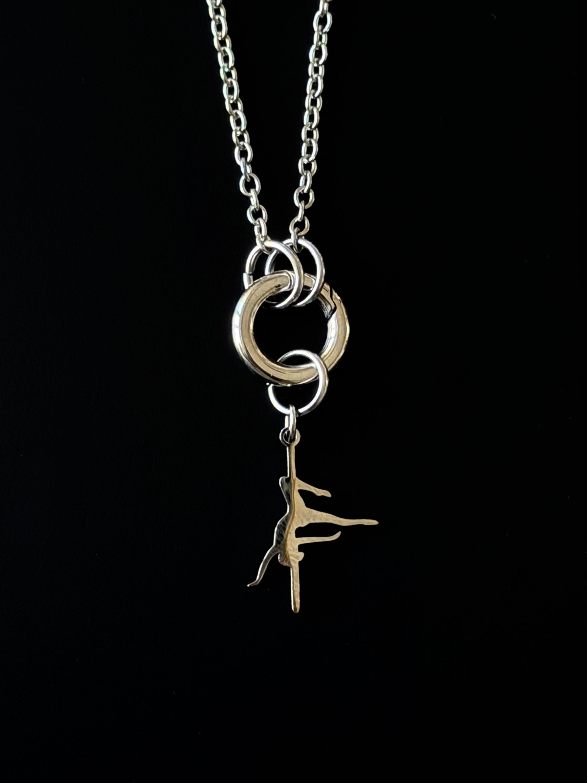 POLE CHARMS - Pendentif "Gemini" Argenté