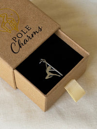 POLE CHARMS – "Hangman" Silver Charm
